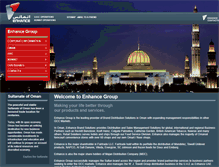 Tablet Screenshot of enhance-group.com